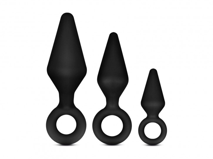 Anal Adventures Platinum Loop Plug Kit 3-teiliges Set