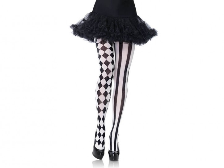Leg Avenue Strumpfhose mit Harlekin-Druck