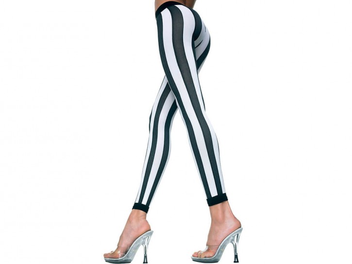 Music Legs vertikal gestreifte Leggings