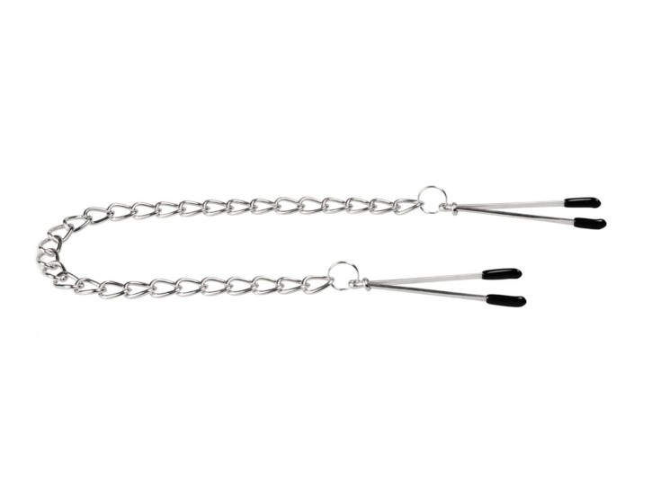 Easytoys Pinzetten-Nippelklemmen mit Kette