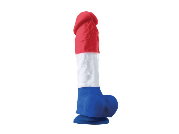 Dildo Colours Pleasures Tricolor 24 cm