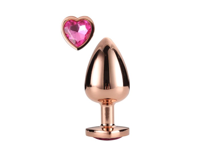 Dreamtoys Gleaming Love Rose Gold Plug medium