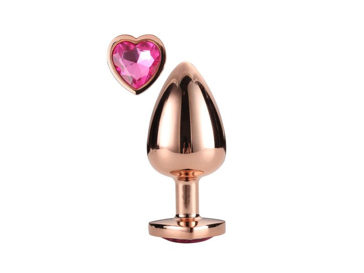 Dreamtoys Gleaming Love Rose Gold Plug large