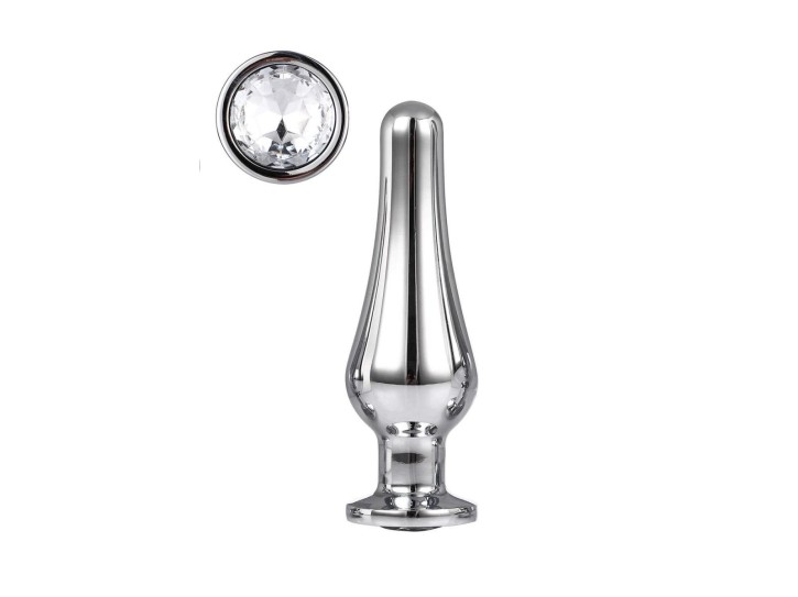 Dreamtoys Gleaming Silver Pleasure Plug