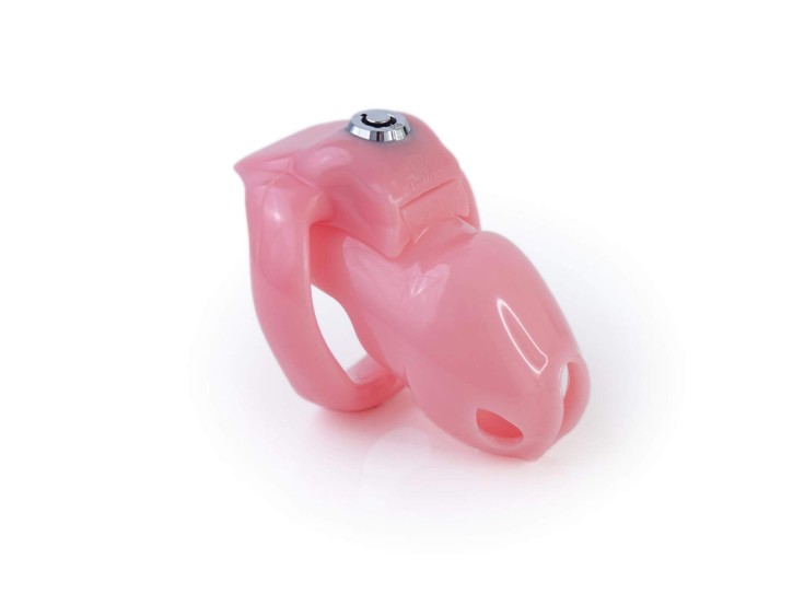 HolyTrainer V5 Small Pink Peniskäfig aus Naturharz 45mm