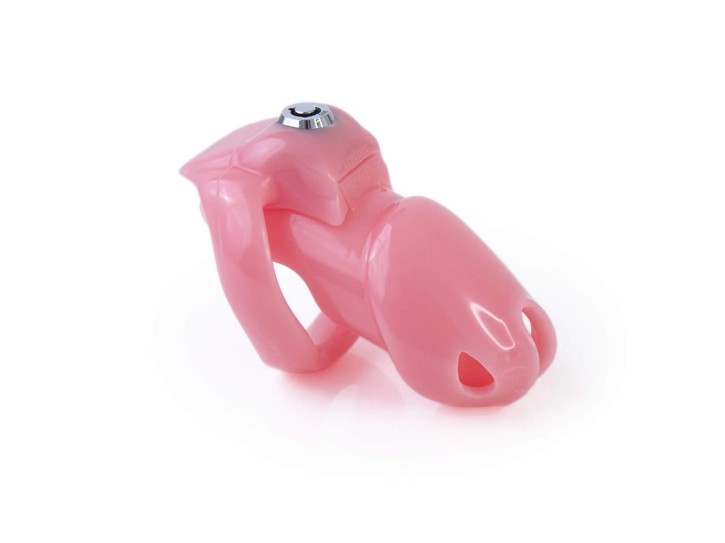 HolyTrainer V5 Standard Pink Peniskäfig aus Naturharz