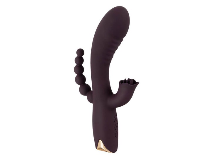 Javida Flexibler Rabbitvibrator mit Analstimulator