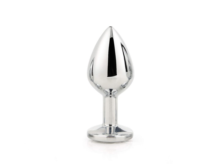 Deluxe Analplug mit Rosa Edelstein Medium