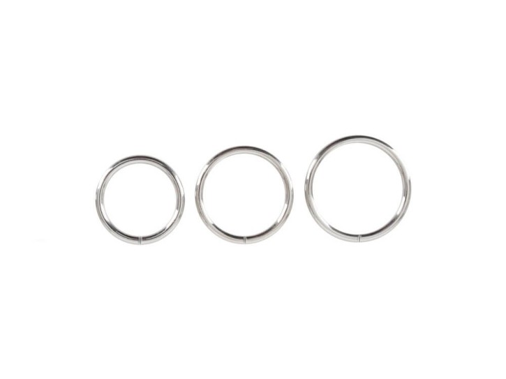 Cock Ring Metall Trio - Dein Penisringe 3er-Set