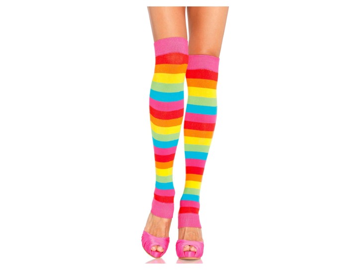 Leg Avenue Regenbogen Beinstulpen