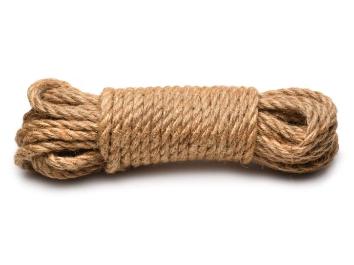 Master Series Jute-Bondageseil gedreht 7,5 Meter