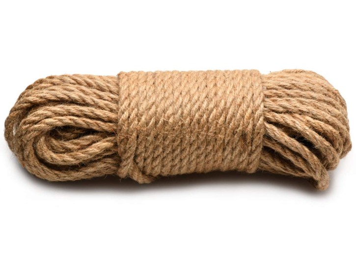 Master Series Jute-Bondageseil gedreht 15 Meter