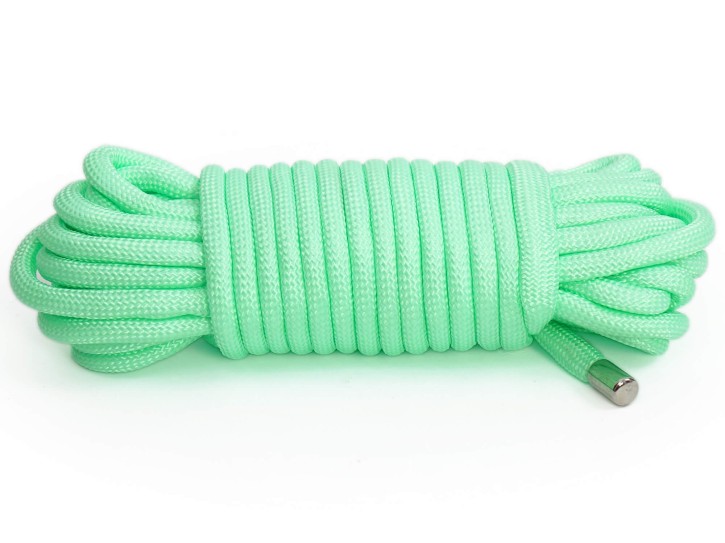 Bondage-Seil Glow in the Dark Neongrün 10 Meter