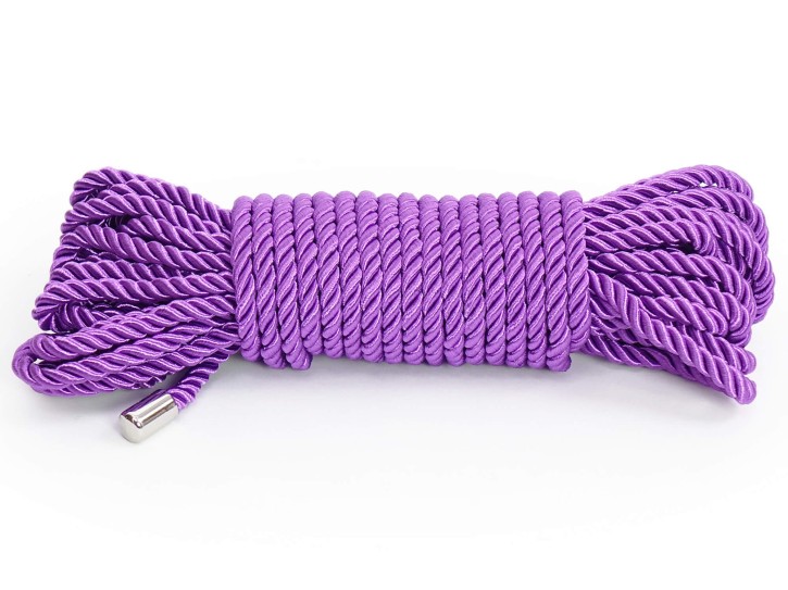 Premium Bondage-Seil Glossy Lila 10m