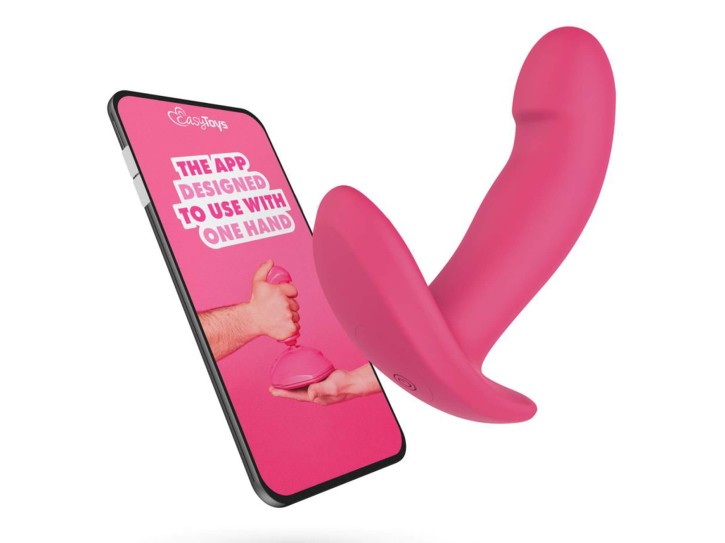 EasyToys - Tragbarer Vibrator Ivy Pink, app-gesteuert