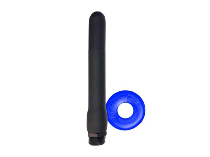 Oxballs Oxshot 6" Analdusche Butt-Nozzle mit Flex Cockring