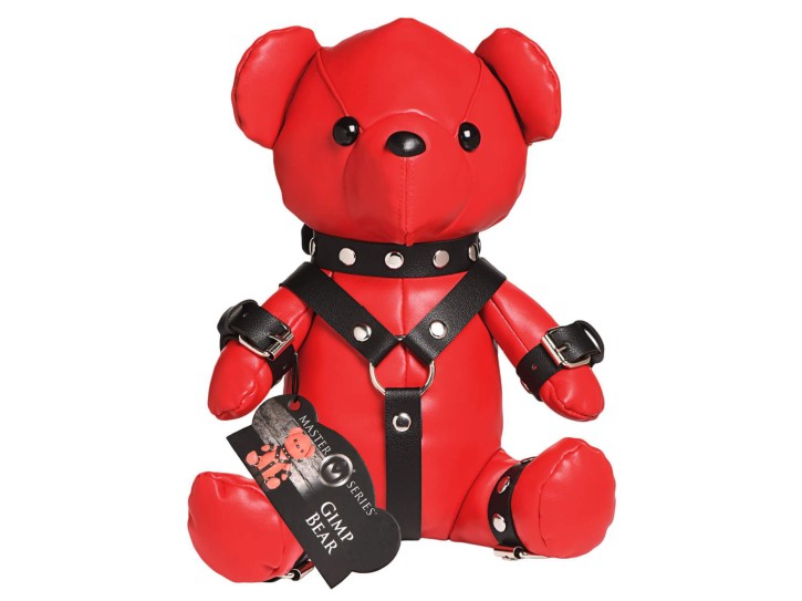 Gimp Bear - BDSM Teddy Bär - Rot